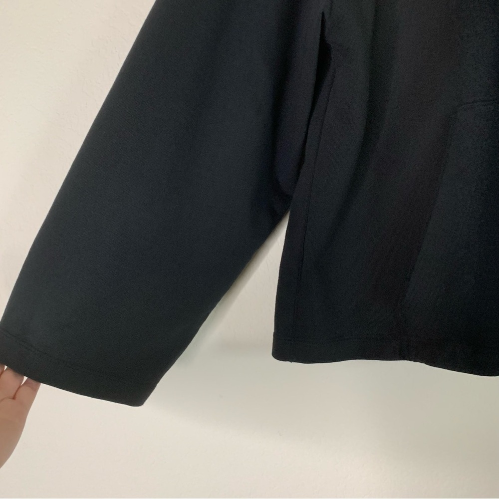 Nike sportswear Womens black full zip wide arm hooded sweater L - Picture 7 of 8